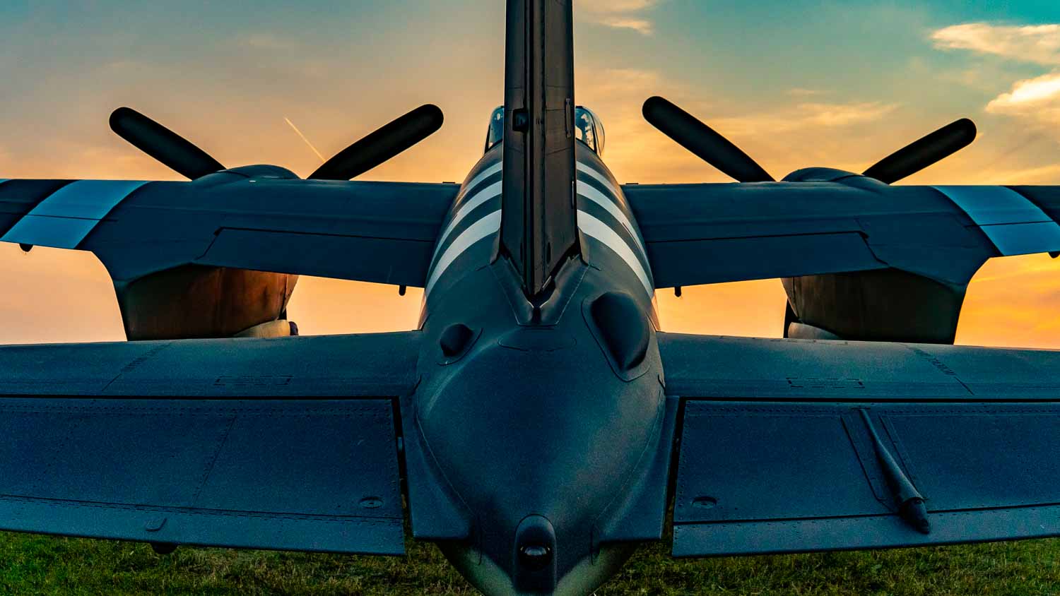 Taken from behind a deHavilland Mosquito. (At the 2019 Oshkosh Airshow.)