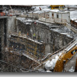 Industry: Workers in the Snow