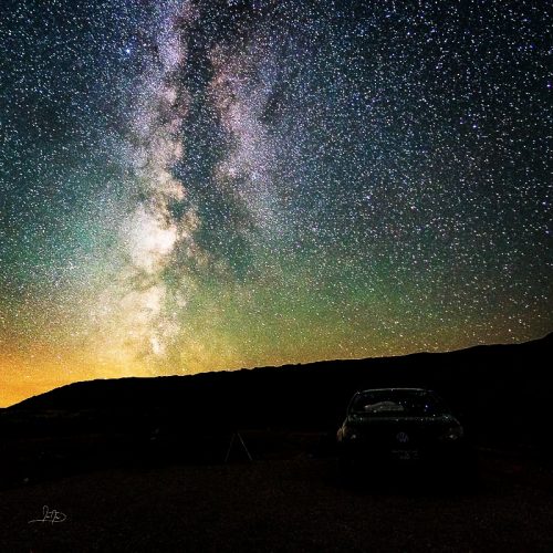 The Milkway over Big Horn Canyon